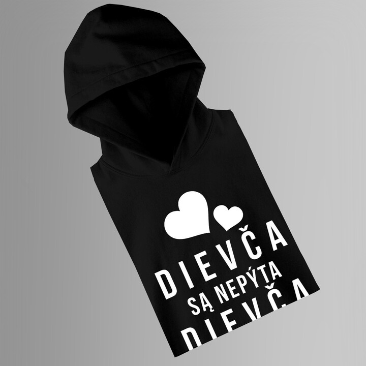 Dievča sa nepýta, dievča sa túli - Dámska mikina s potlačou