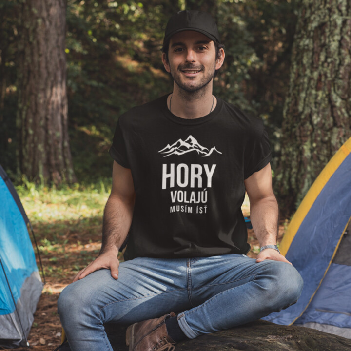 Hory volajú - musím ísť - pánske  tričko s potlačou