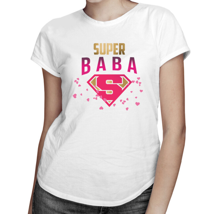 Super baba - dámske tričko s potlačou