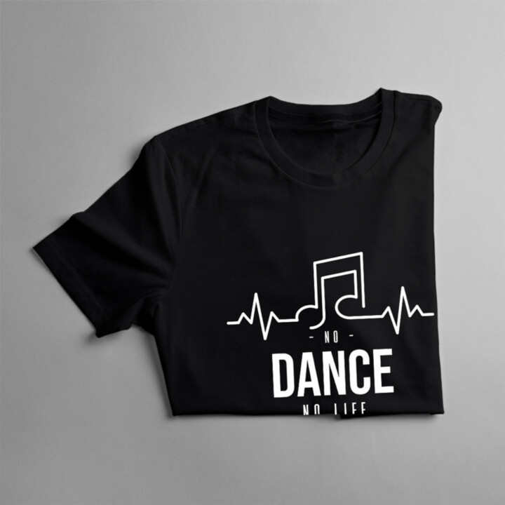 No dance no life - dámske tričko s potlačou