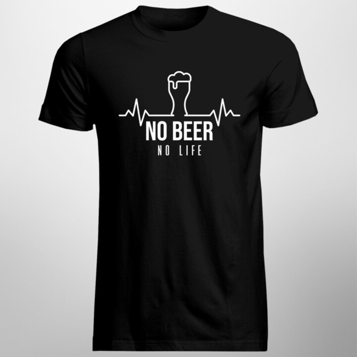 No beer no life - pánske tričko s potlačou