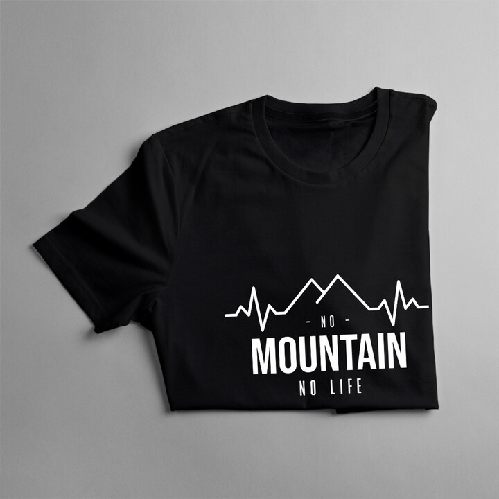 No mountain no life - Pánske tričko s potlačou