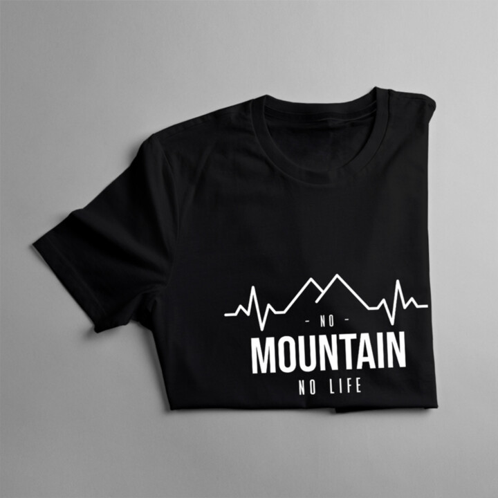 No mountain no life - Dámske tričko s potlačou