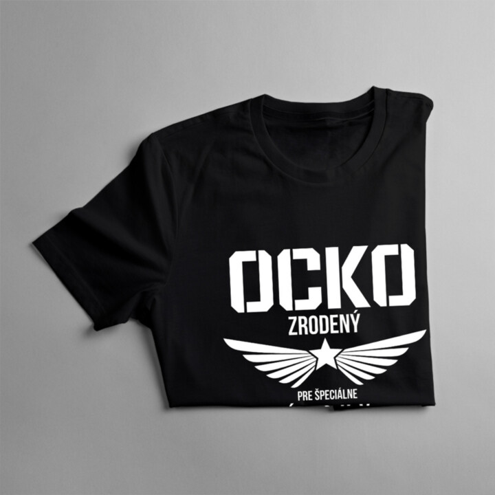 Ocko zrodený pre špeciálne úlohy v2 - pánske tričko s potlačou