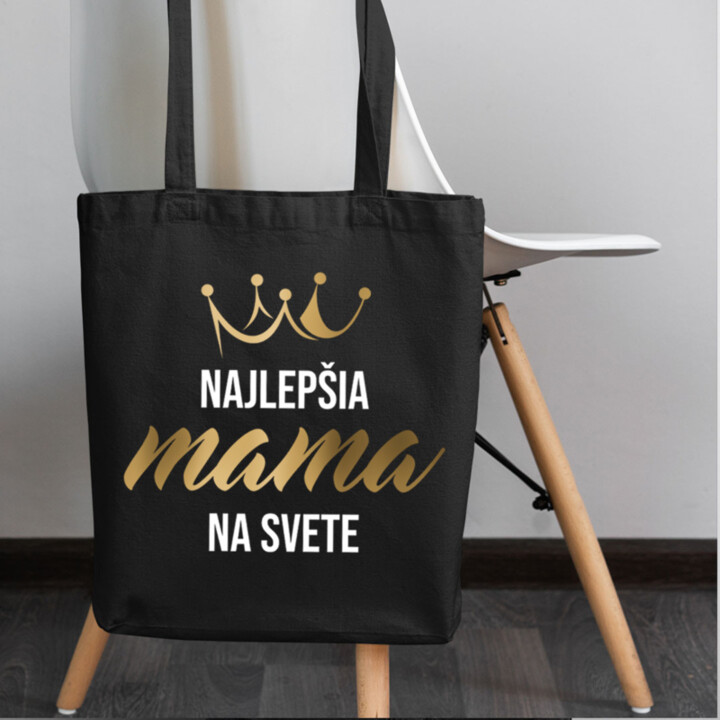 Najlepšia mama na svete - taška s potlačou
