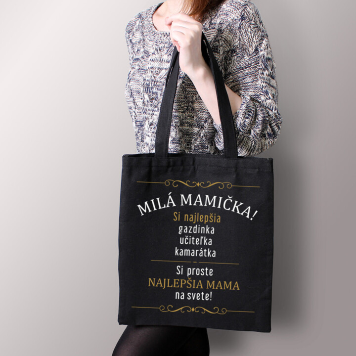 Milá mamička! - taška s potlačou