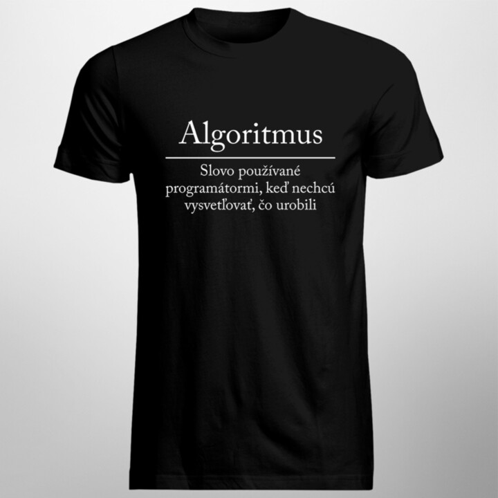 Algoritmus - Pánske tričko s potlačou