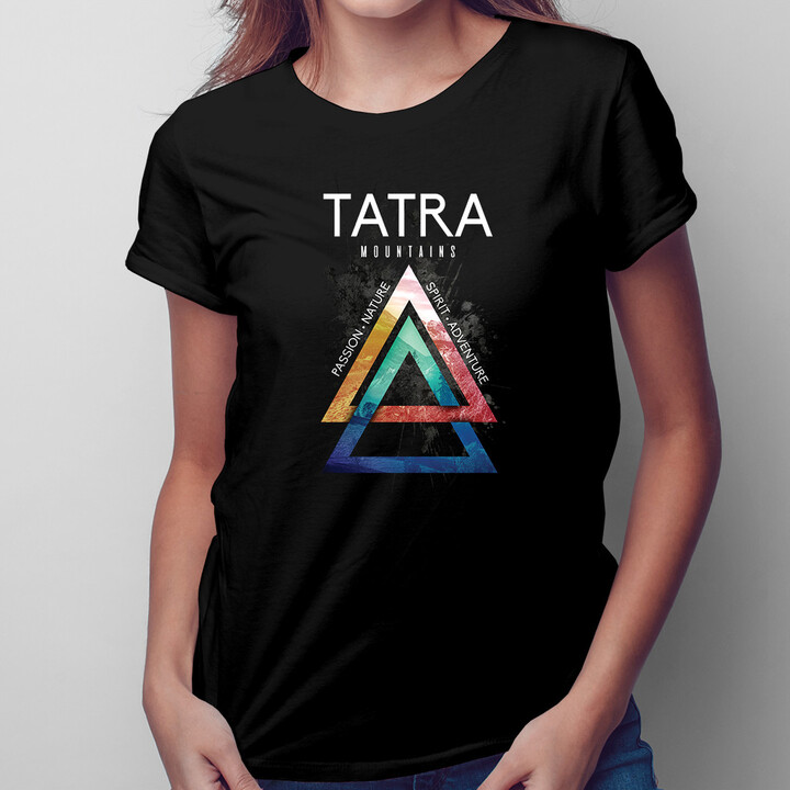 Tatra mountains - passion - dámske tričko s potlačou 