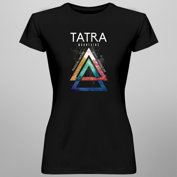 Tatra mountains - passion - dámske tričko s potlačou 