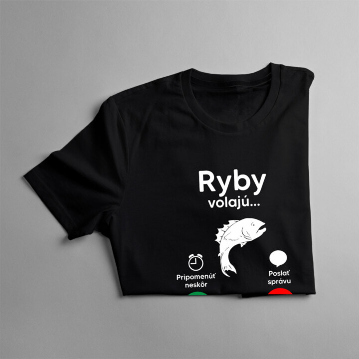 Ryby volajú, musím ísť - Dámske tričko s potlačou