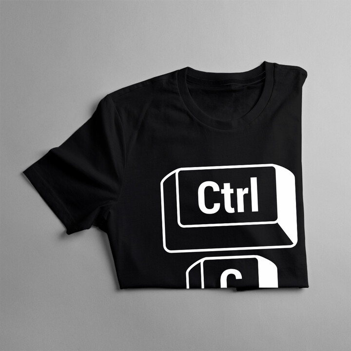 Sada pre otca a syna - Ctrl+C Ctrl+V - tričko s potlačou