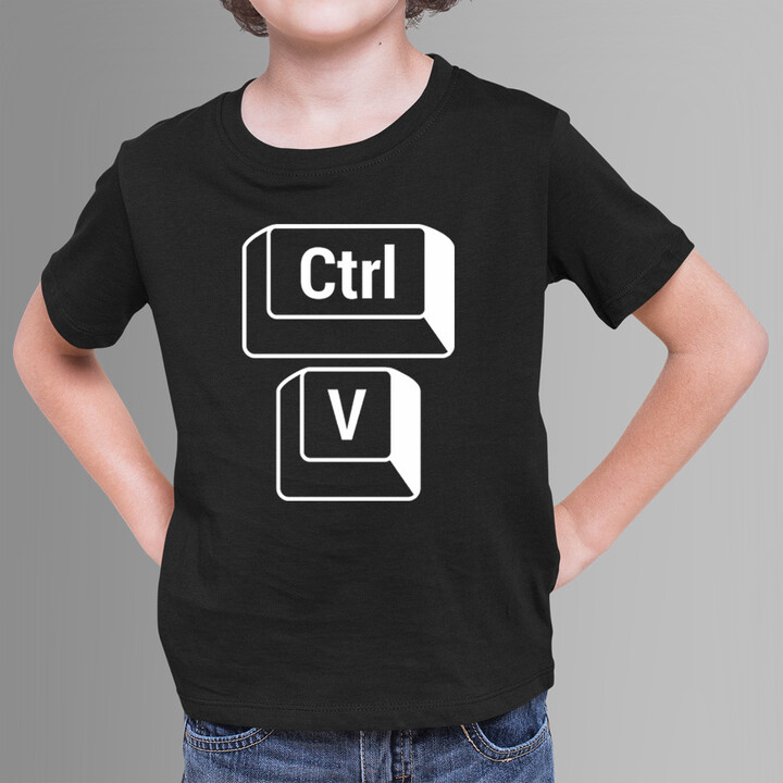 Sada pre otca a syna - Ctrl+C Ctrl+V - tričko s potlačou