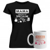 Sada pre mamu - Mama - jednotka na špeciálne úlohy - tričko + hrnček s potlačou