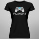 Player 1 v2 - Dámske tričko s potlačou