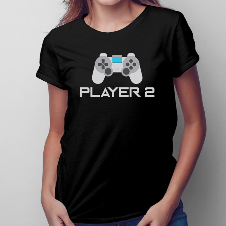 Player 2 v2 - Dámske tričko s potlačou