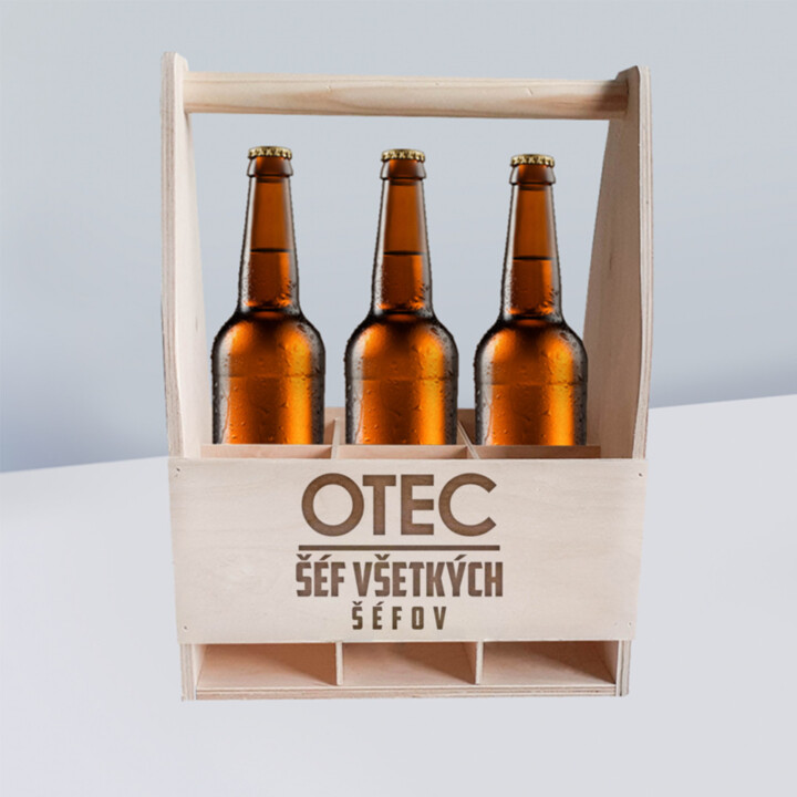Otec - šéf všetkých šéfov - drevený nosič