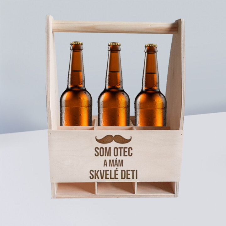 Som otec a mám skvelé deti - drevený nosič