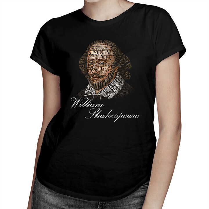 William Shakespeare - dámske tričko s potlačou