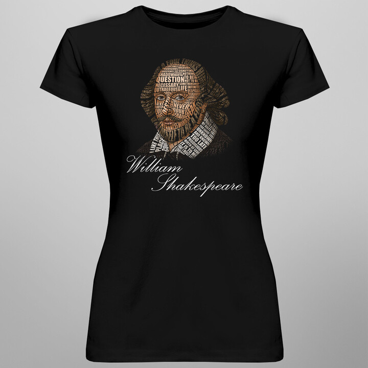 William Shakespeare - dámske tričko s potlačou