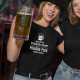 Moja metóda vyváženej stravy: poháre piva v oboch rukách - dámske tričko s potlačou