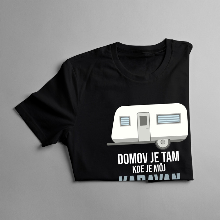 Domov je tam, kde je môj karavan - dámske tričko s potlačou
