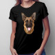 Shepherd dog -  dámske tričko s potlačou