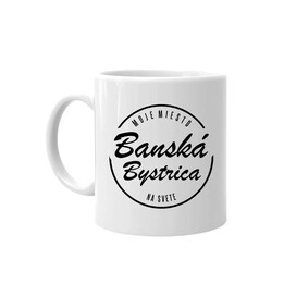 Banská Bystrica - moje miesto na svete - keramický hrnček s potlačou