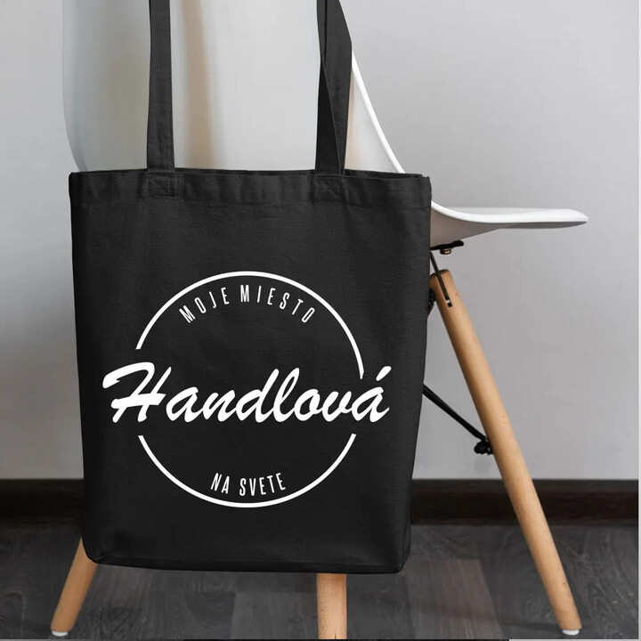 Handlová - moje miesto na svete - taška s potlačou
