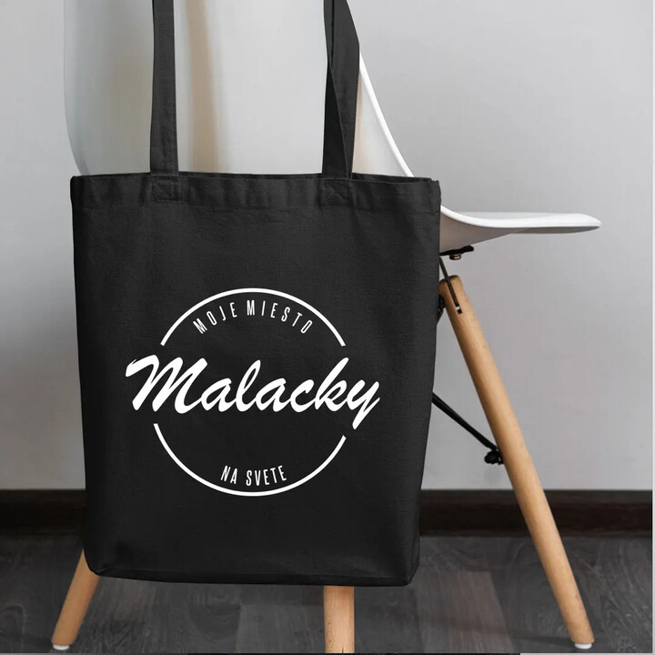 Malacky - moje miesto na svete - taška s potlačou