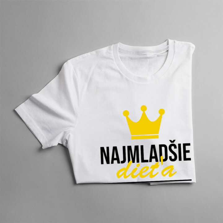 Najmladšie dieťa - pravidlá pre mňa neplatia - pánske tričko s potlačou