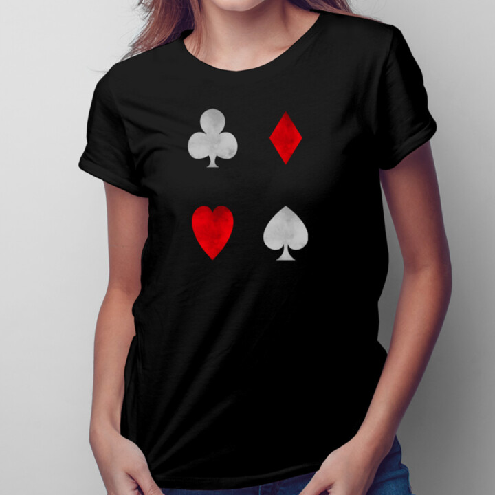 Playing Cards -  dámske tričko s potlačou