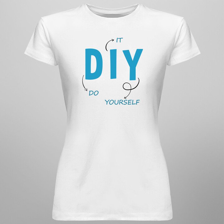 Do it yourself - dámske tričko s potlačou