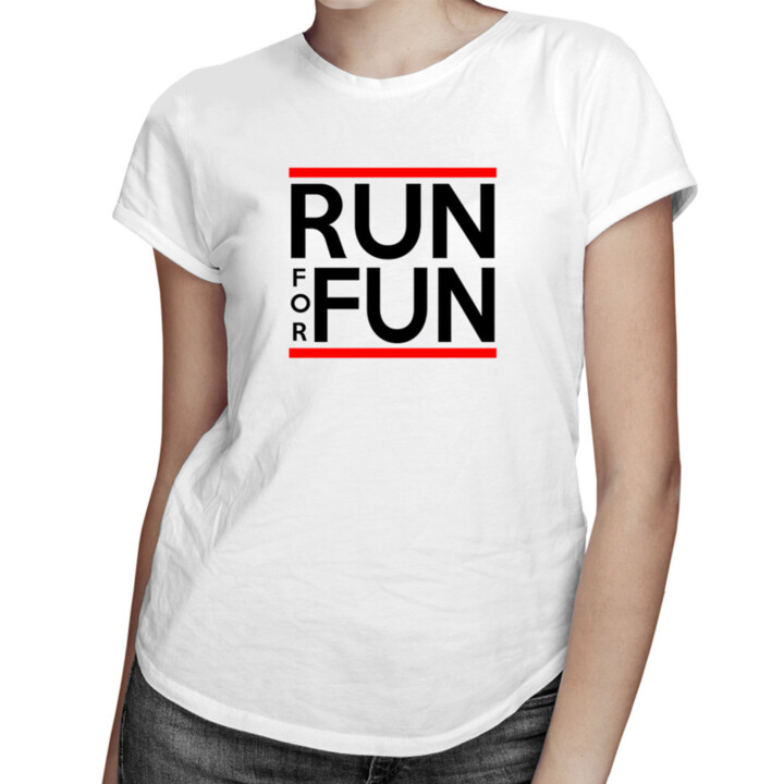 Run For Fun -dámske tričko s potlačou