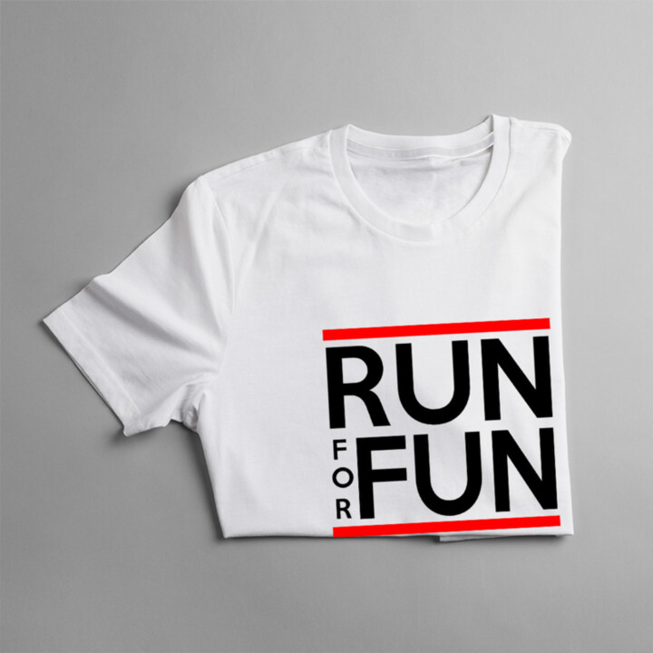 Run For Fun -dámske tričko s potlačou