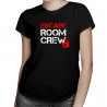 Escape room crew - dámske tričko s potlačou