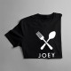 Joey doesn't share food -  dámske tričko s potlačou