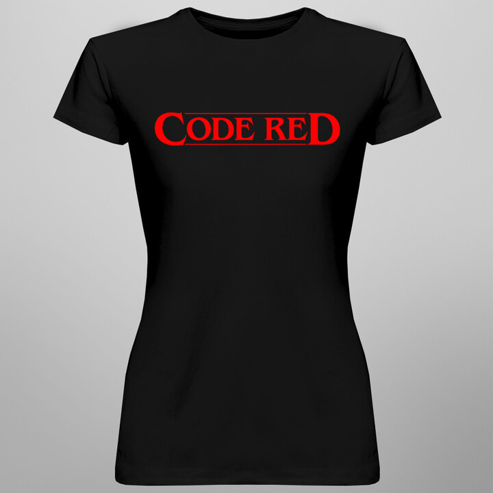 Code red - dámske tričko s potlačou