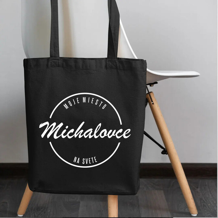 Michalovce - moje miesto na svete - taška s potlačou