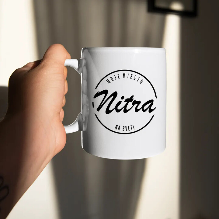 Nitra - moje miesto na svete - keramický hrnček s potlačou