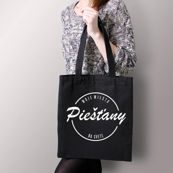 Piešťany - moje miesto na svete - taška s potlačou