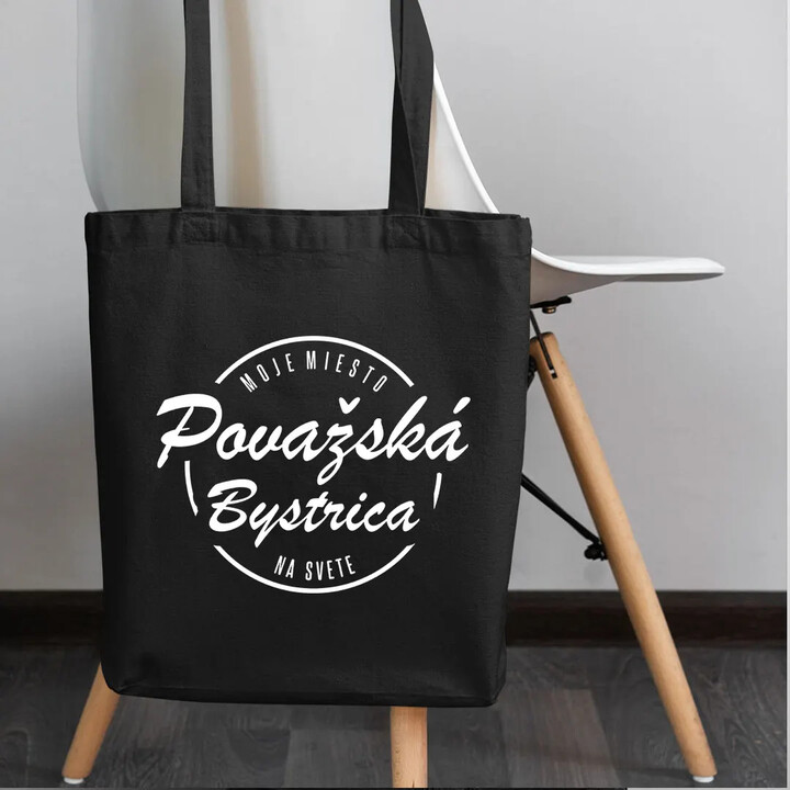 Považská Bystrica - moje miesto na svete - taška s potlačou
