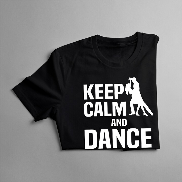 Keep calm and dance bachata -  dámske tričko s potlačou