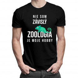 Nie som závislý - zoológia je moje hobby - pánske tričko s potlačou