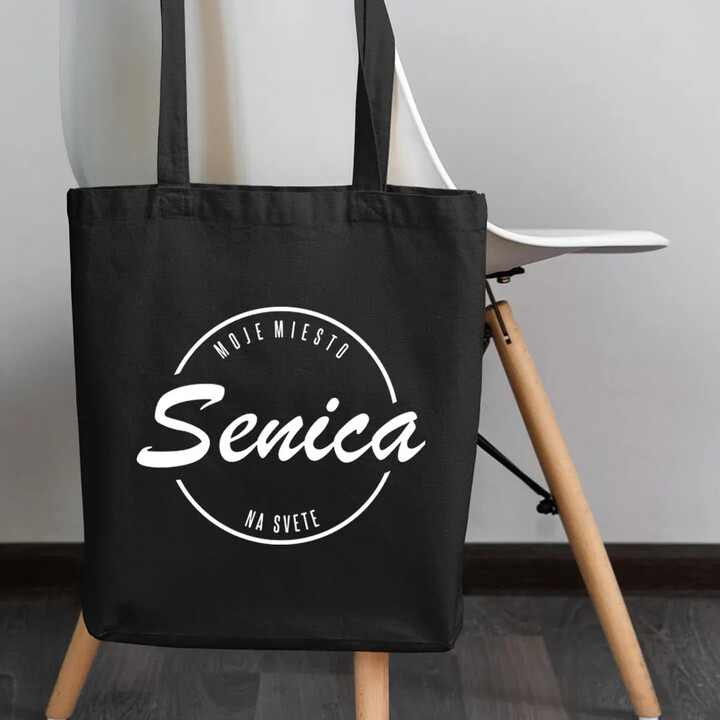 Senica - moje miesto na svete - taška s potlačou