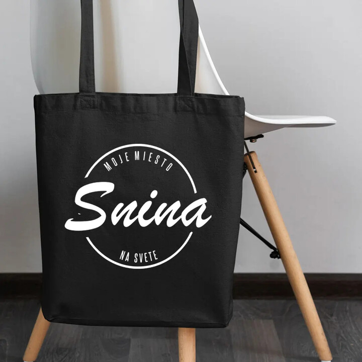 Snina - moje miesto na svete - taška s potlačou