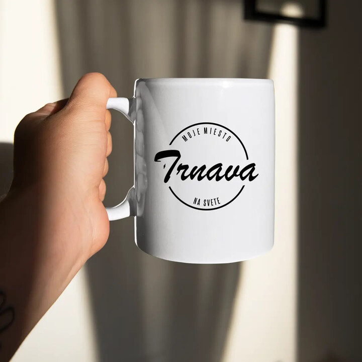 Trnava - moje miesto na svete - keramický hrnček s potlačou