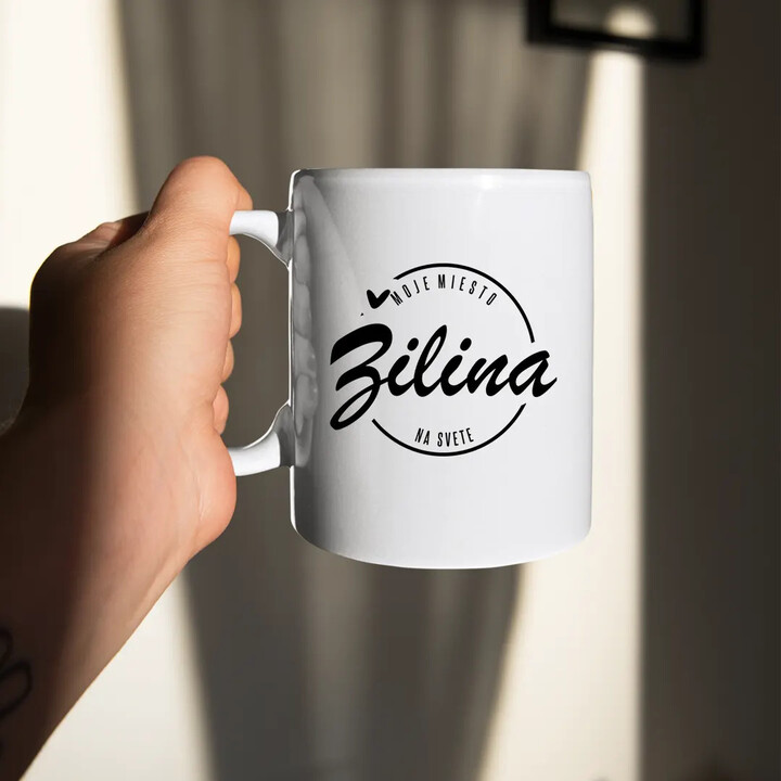 Žilina - moje miesto na svete - keramický hrnček s potlačou