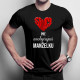 Srdce pre neobyčajnú manželku - pánske tričko s potlačou
