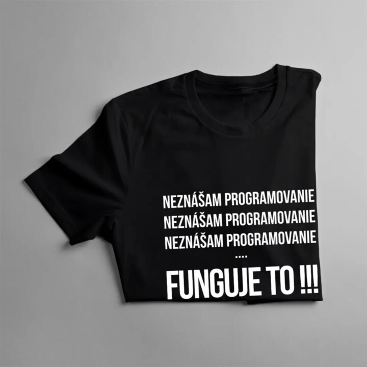 Neznášam programovanie - Pánske tričko s potlačou