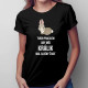 Tvrdo pracujem, aby mal môj králik slušný život - dámske tričko s potlačou